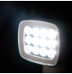 Marine LED Light - 60 Watt - White Casing - Emmitt Color: White - 12-24 Volts - WK-W60 - AZLED